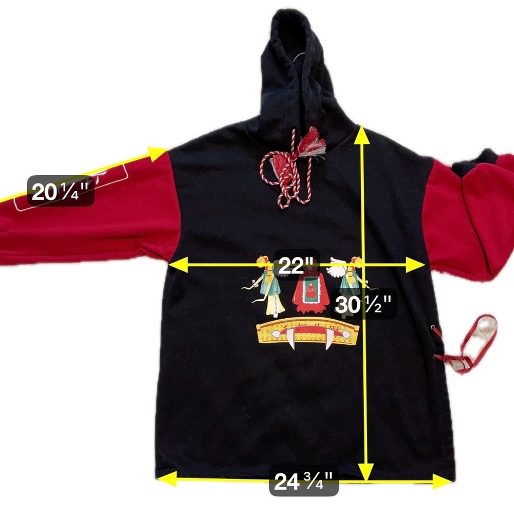 Mori Girl Hoodie Japan Harajuku Pullover Kawaii Graphic Print Sweatshirt Large - Picture 8 of 10